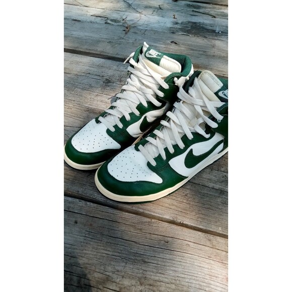 Nike Dunk High‎ 2011 Green 317982-119 Size 13 main image 8